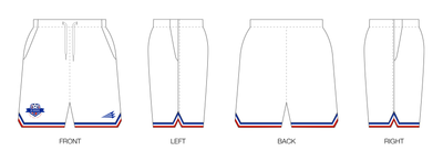 DC Bravos Custom Soccer Shorts #SS1b