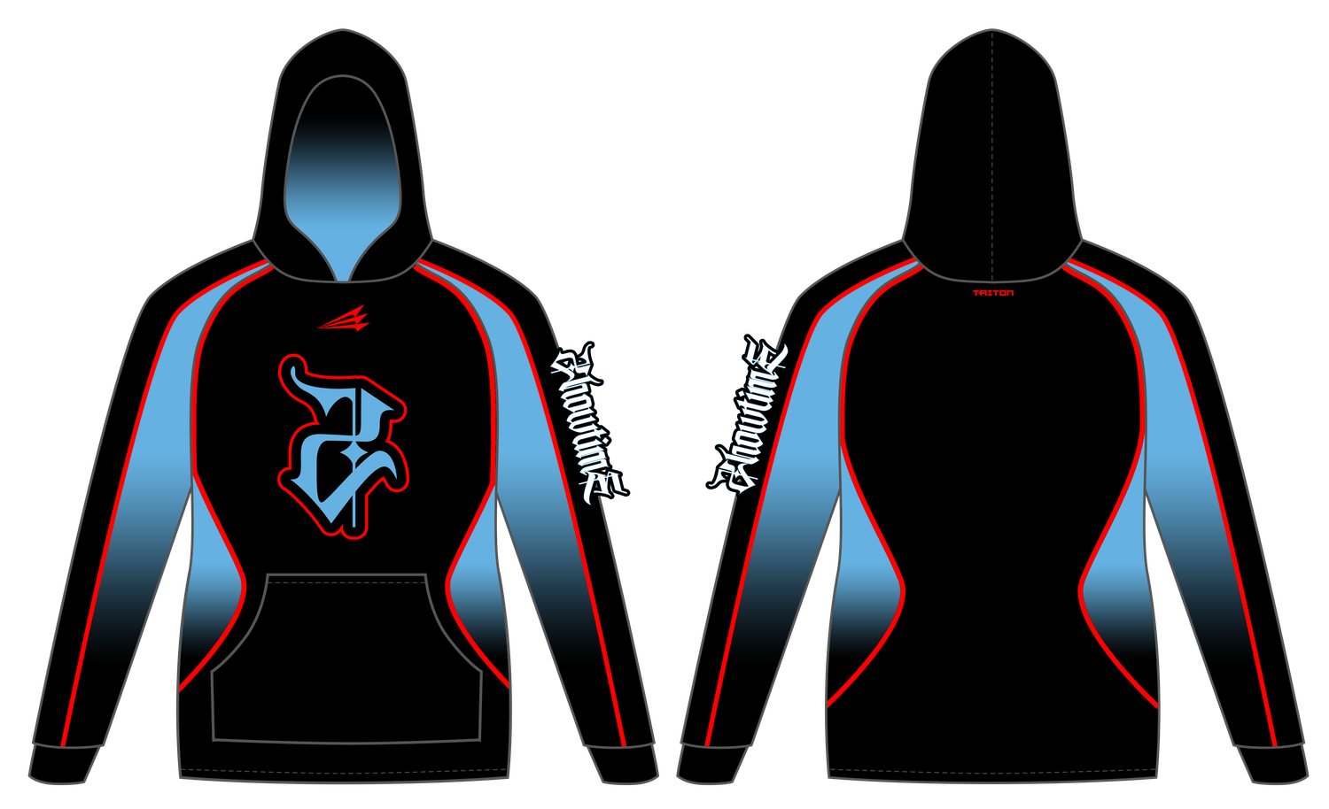 WTX Showtime Custom Vulcan Hoodie #VH3