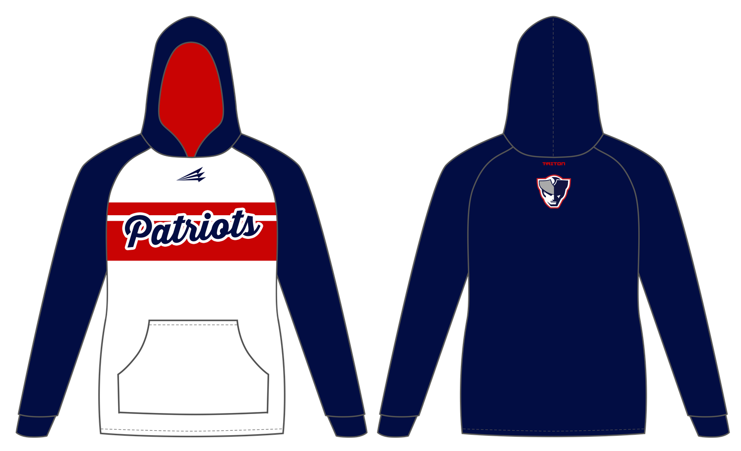 Warren County Patriots Custom Vulcan Hoodie #VH2