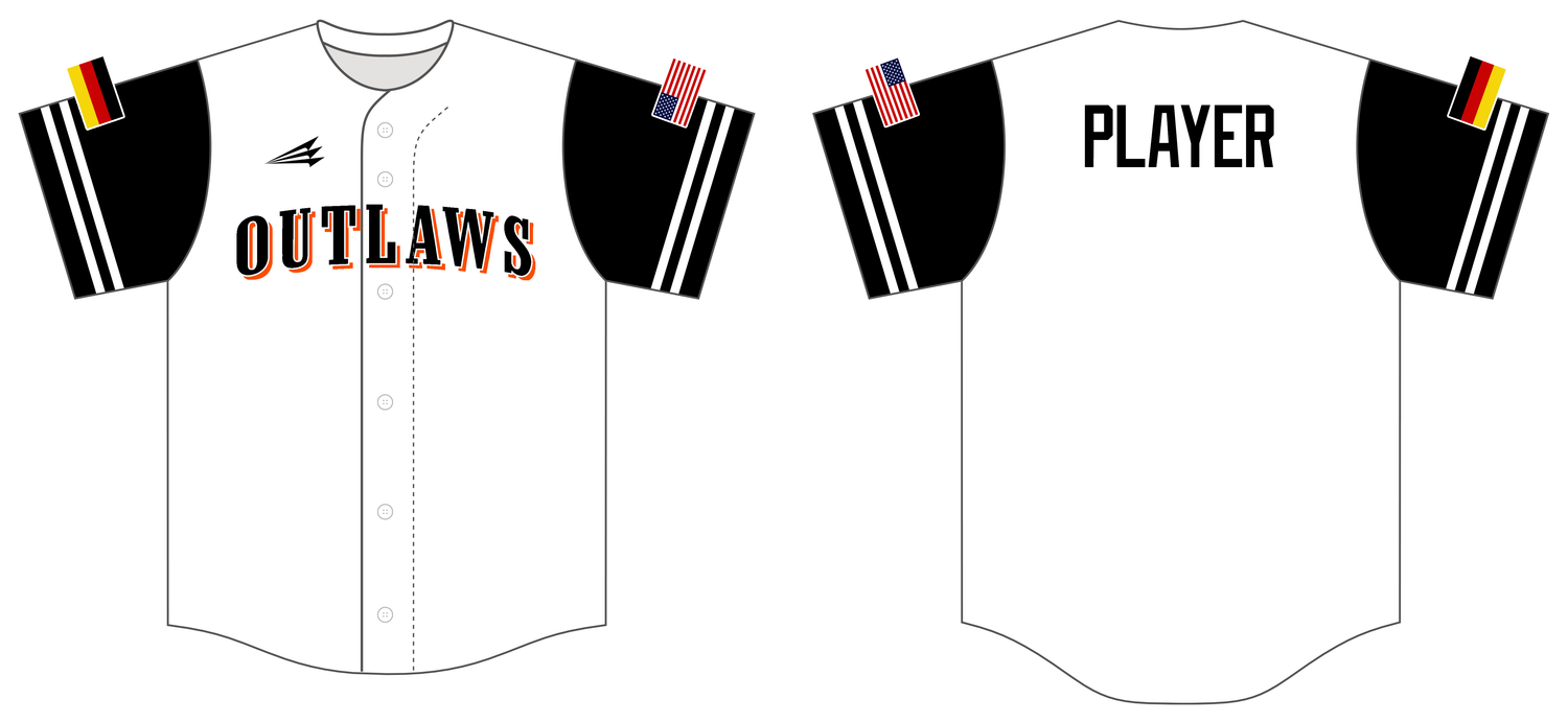 RP Outlaws Custom NanoDri Baseball Jersey #J3