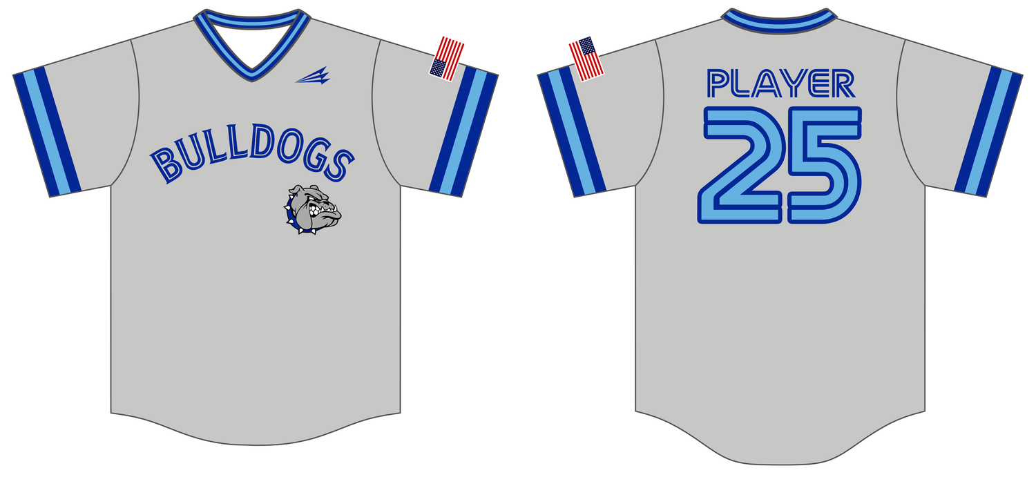 Montclair Bulldogs Custom NanoDri Baseball Jersey #J9G