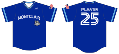 Montclair Bulldogs Custom NanoDri Baseball Jersey #J9L