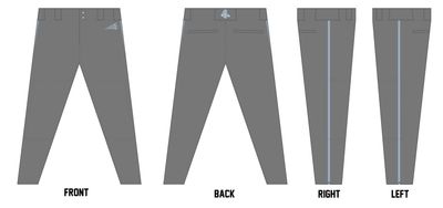 Kentuckiana Blue Sox Custom Athletic Baseball Pant #BP17