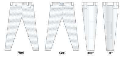 Kentuckiana Blue Sox Custom Athletic Baseball Pant #BP23