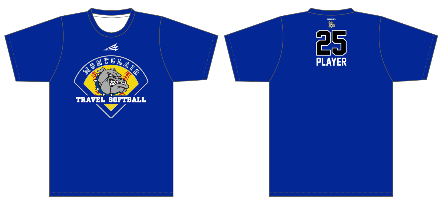 Montclair Bulldogs Custom HyperTee #HT3