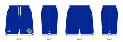 Montclair Bulldogs Custom Retro Mesh Shorts #MS1