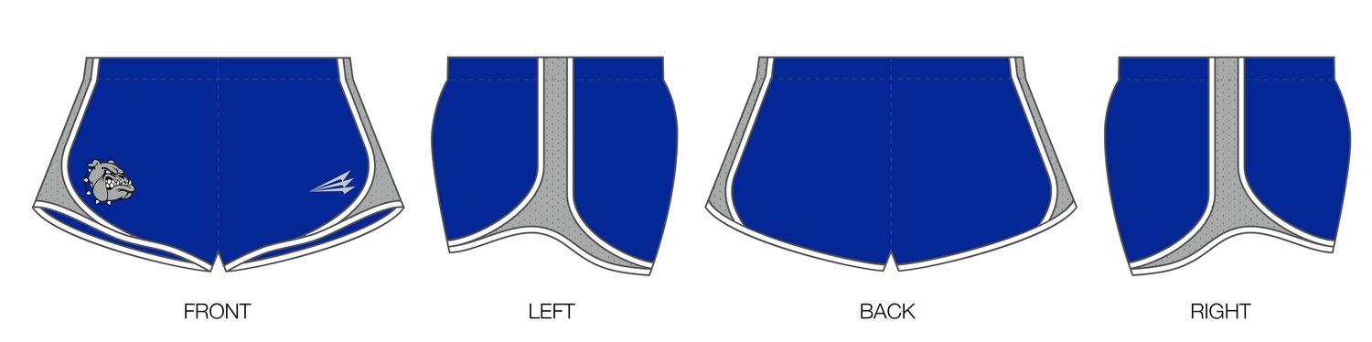 Montclair Bulldogs Custom NanoStride Shorts #NS1