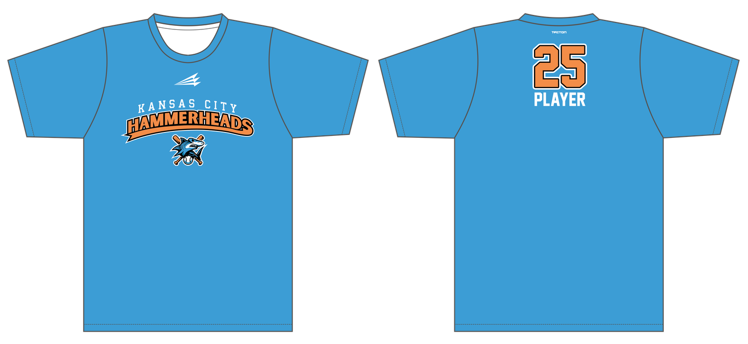 KC Hammerheads Baseball Custom HyperTee - HT3