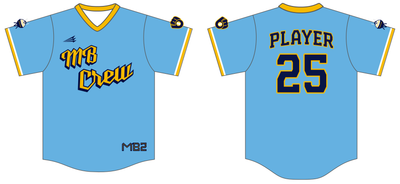 Millennial Bros. Custom NanoDri Baseball Jersey #J6K