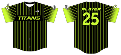 Romeoville Titans Custom NEON HexaFlex Baseball Jersey #J1E