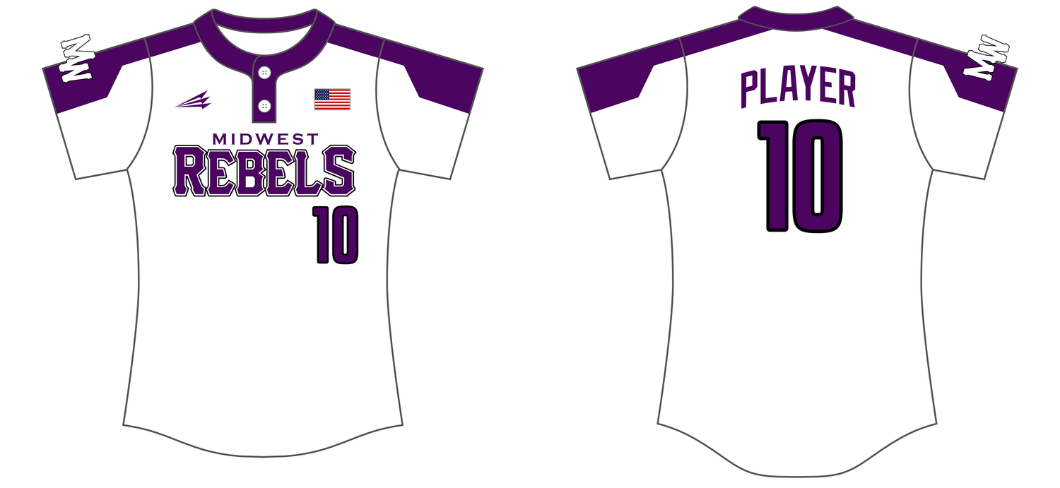 Midwest Rebels Custom NanoDri Softball Jersey #J1C