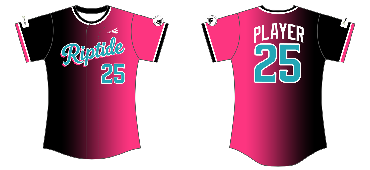 Riptide Custom Neon NanoDri Softball Jersey #J5B
