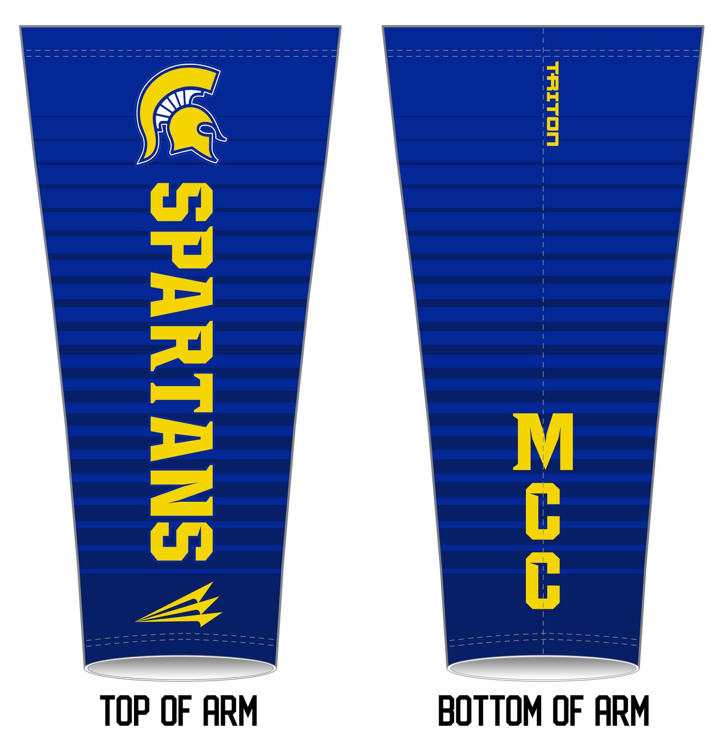 Mason County Central Varsity Track Custom Arm Sleeve #AS4