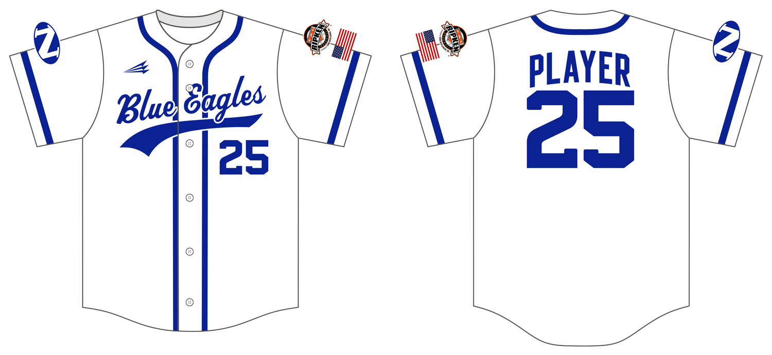 Nazareth Jr Blue Eagles Custom HexaFlex Baseball Jersey #J2B