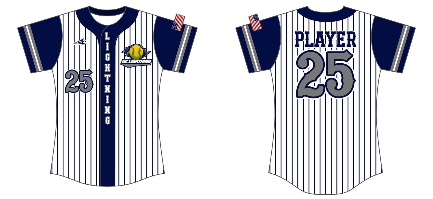 UC Lightning Custom NanoDri  Softball Jersey #J1