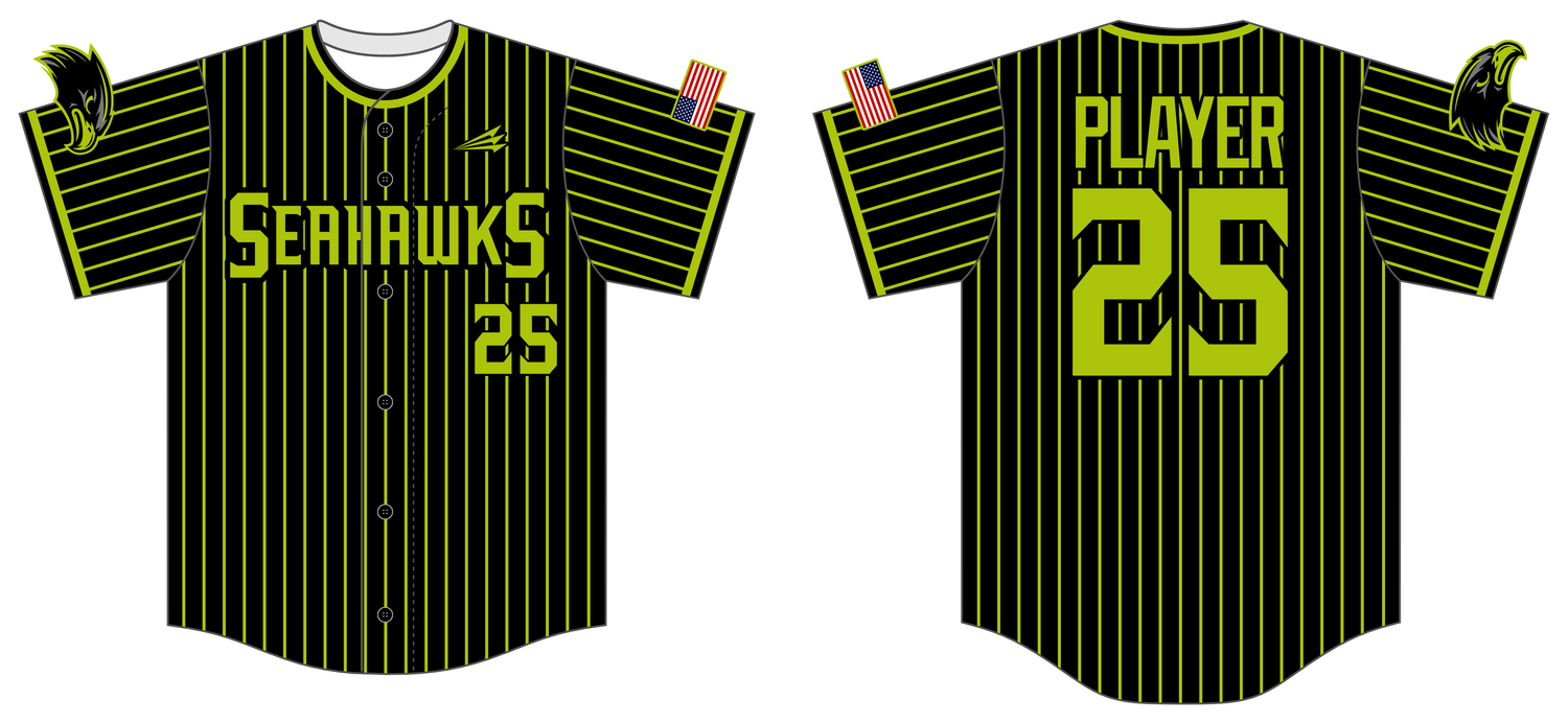 Statesville Seahawks Custom HexaFlex Baseball Jersey #J4B