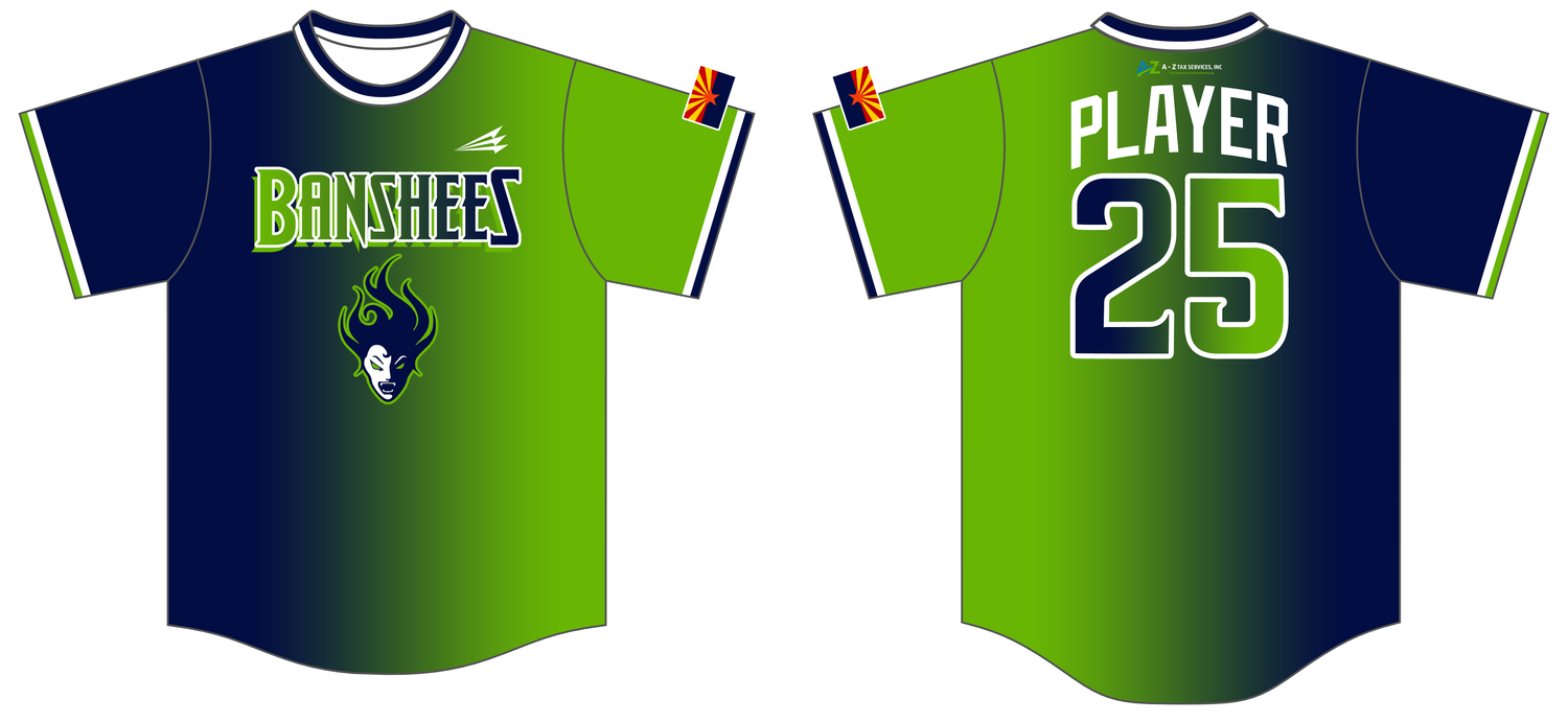 AZ Banshees Custom HexaFlex Baseball Jersey #J1FF