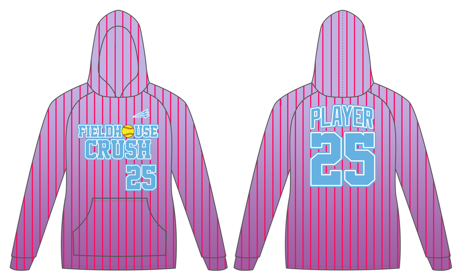 Fieldhouse Crush Custom Vulcan Hoodie #VH2