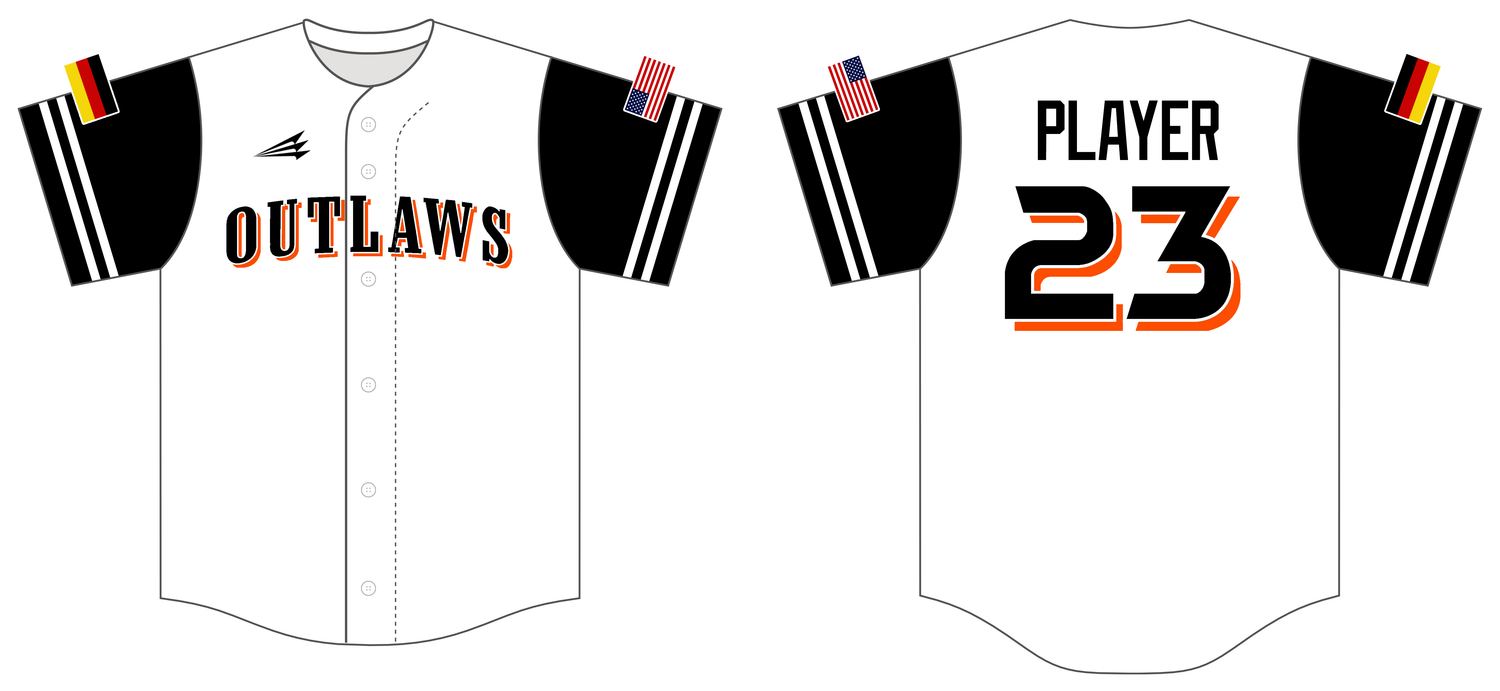 RP Outlaws Custom NanoDri Baseball Jersey #J3