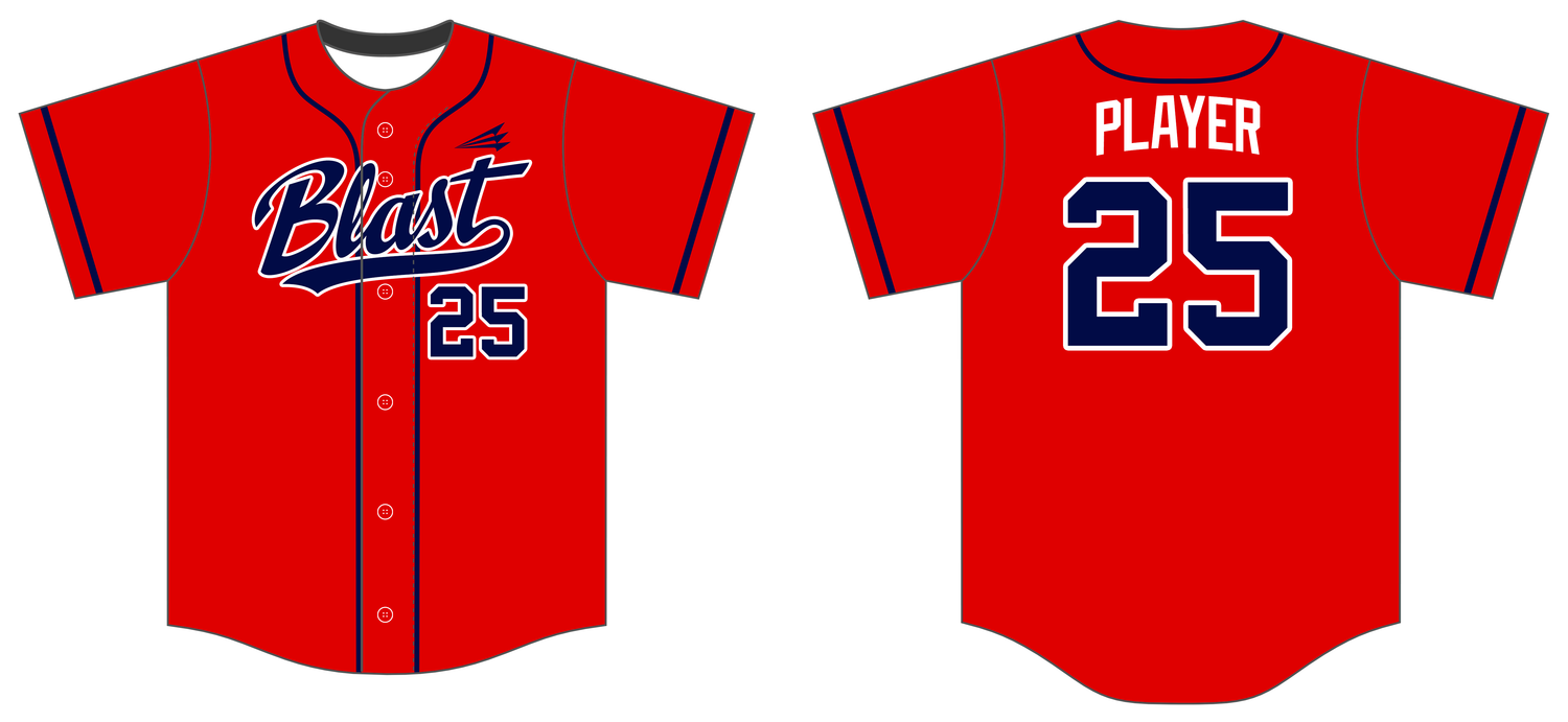 DC Blast Custom HexaFlex Baseball Jersey #J6B