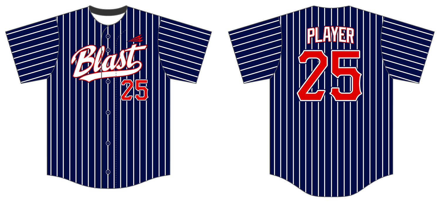 DC Blast Custom HexaFlex Baseball Jersey #J5B