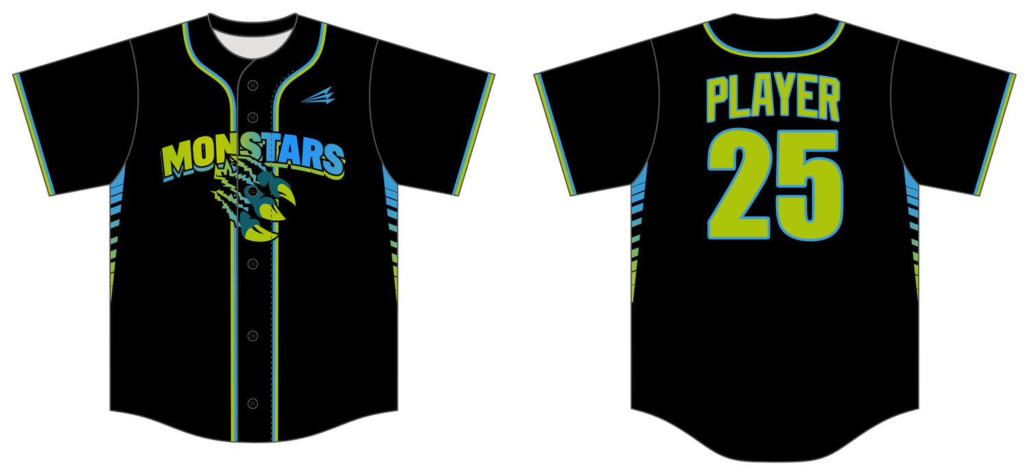 Monstars Baseball Custom NanoDri Baseball Jersey #J1E