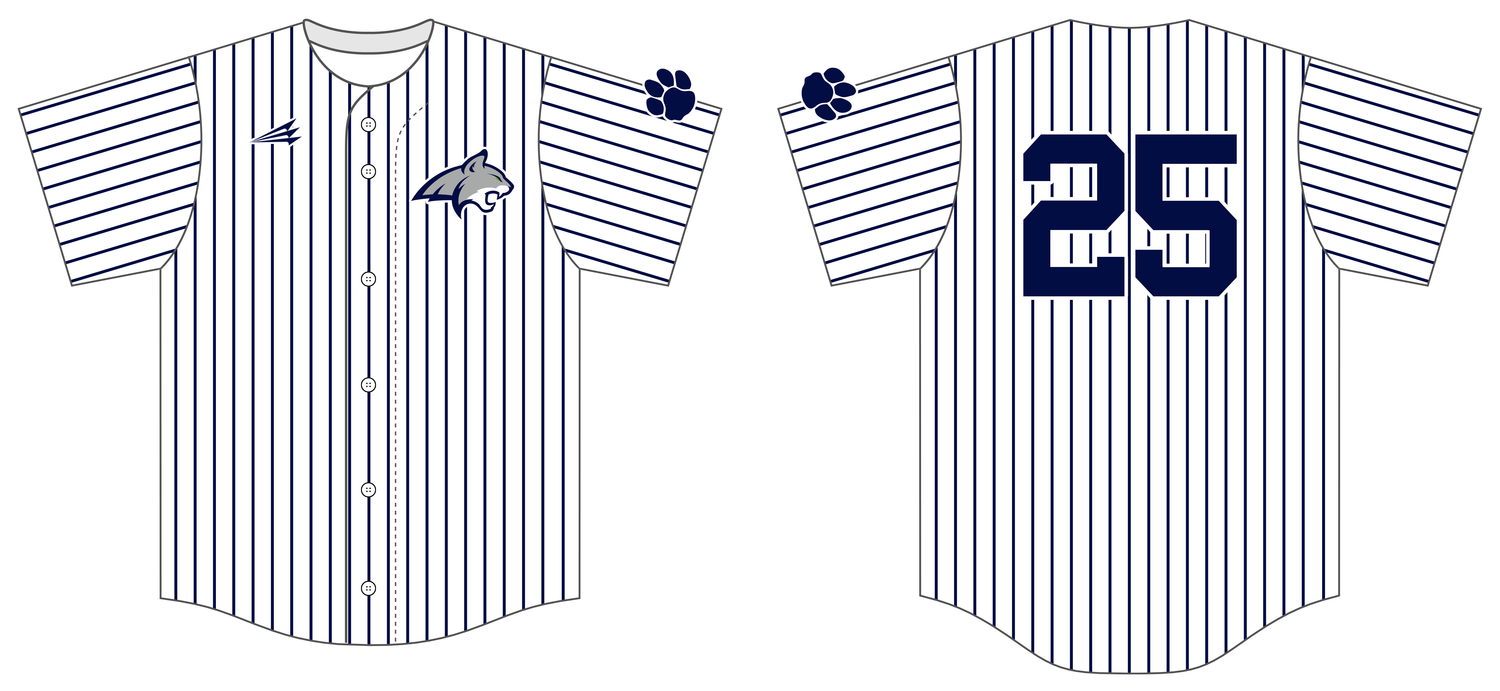 Bobcats (Whitney) Custom Nanodri Baseball Jersey #J11B