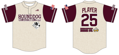 HoundDog Contracting Custom HexaFlex Baseball Jersey #J9