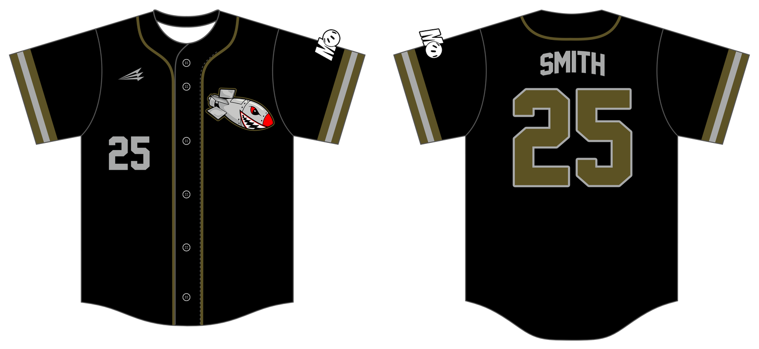 MOWIFF Bombers Custom HexaFlex Baseball Jersey #J1b