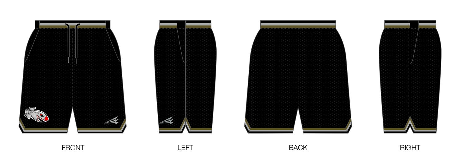 MOWIFF Bombers Custom Retro Mesh Shorts #MS5