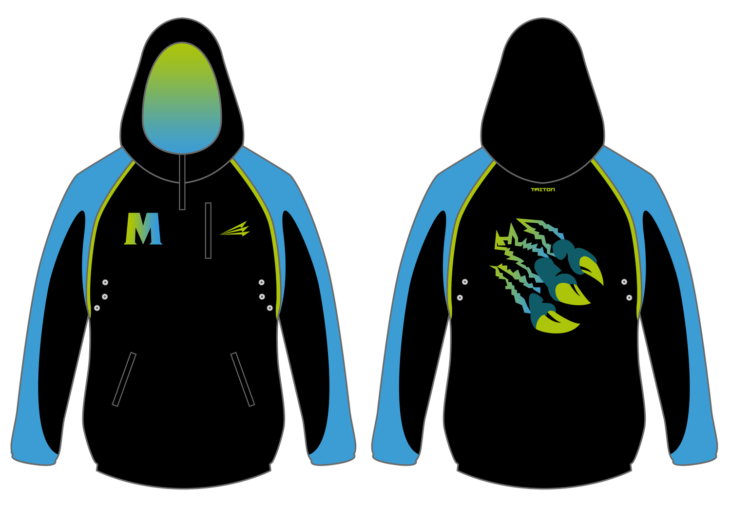 Monstars Baseball Custom Gladiator Hoodie #GH1C