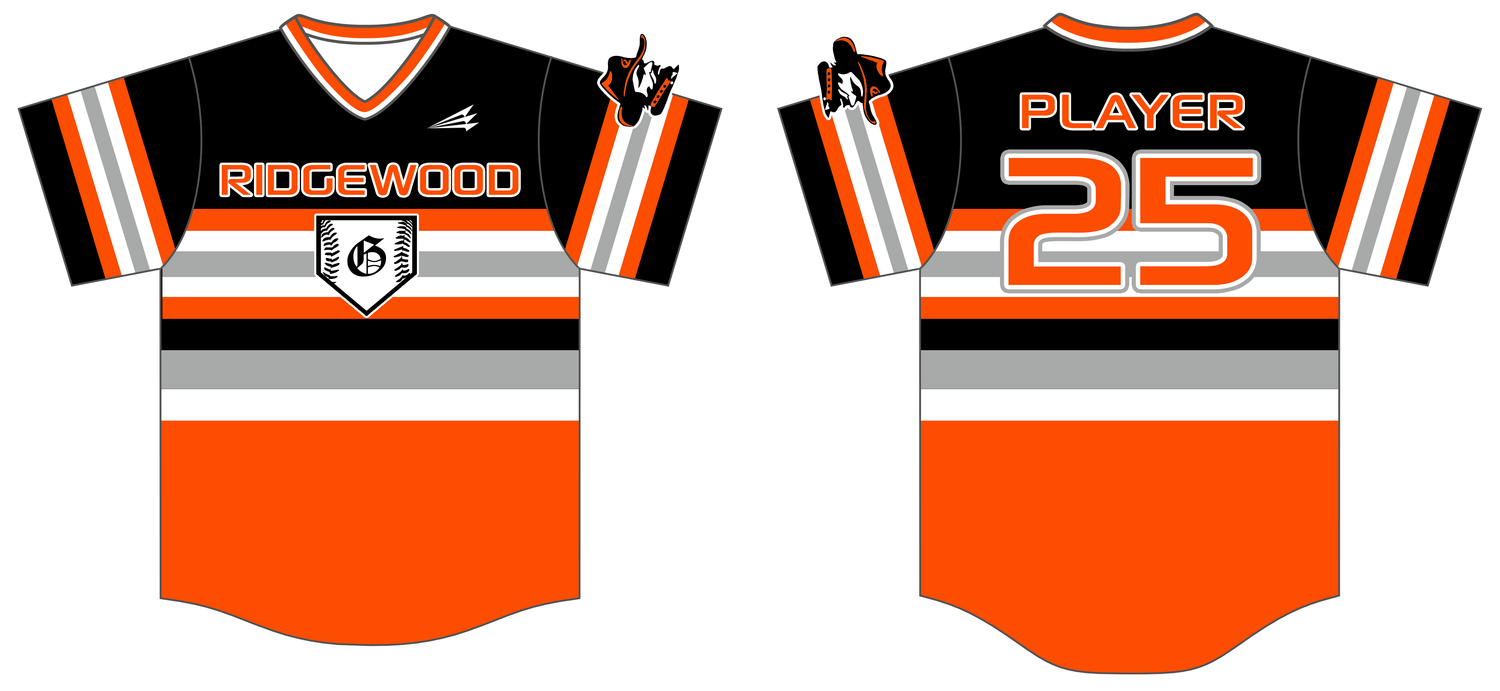 Ridgewood Generals Custom HexaFlex Baseball Jersey #J4B