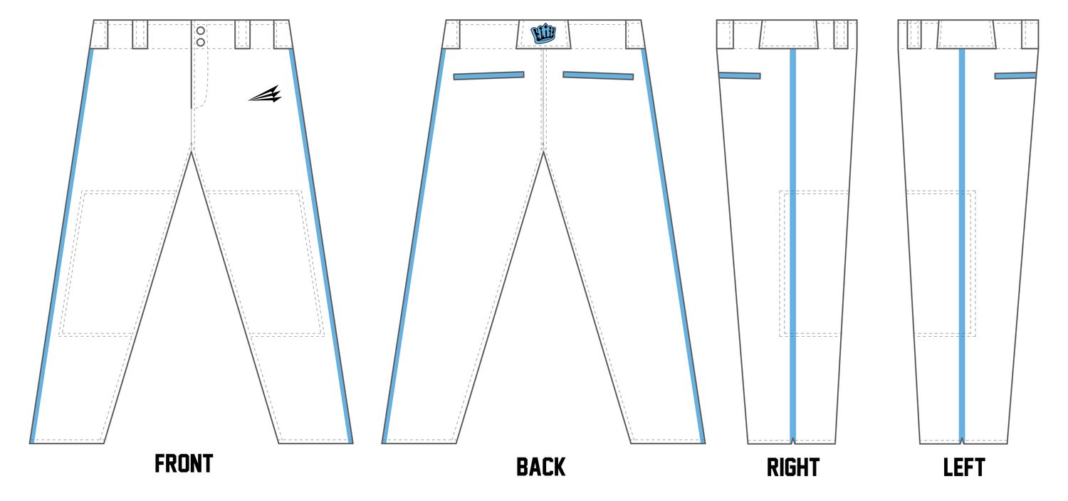 Stark Elite Custom Athletic Cut Baseball Pants #BP24