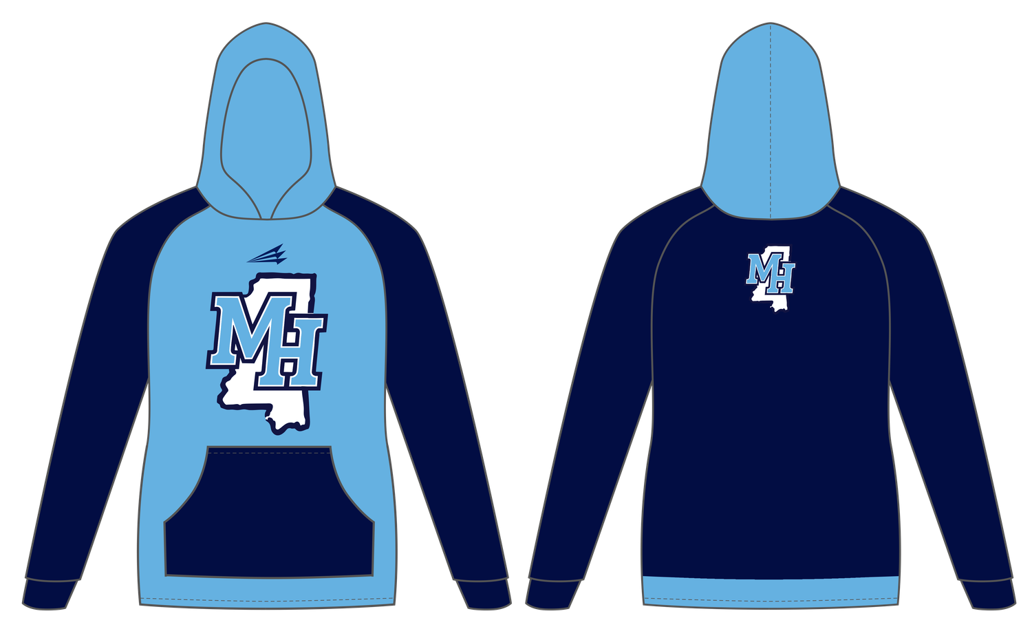 Mississippi Hype Custom Vulcan Hoodie #VH1