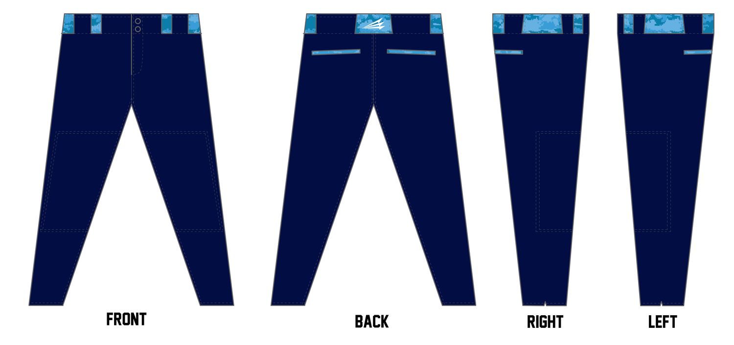 Mississippi Hype Custom Athletic Baseball Pant #BP4C