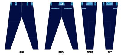 Mississippi Hype Custom Athletic Baseball Pant #BP4C