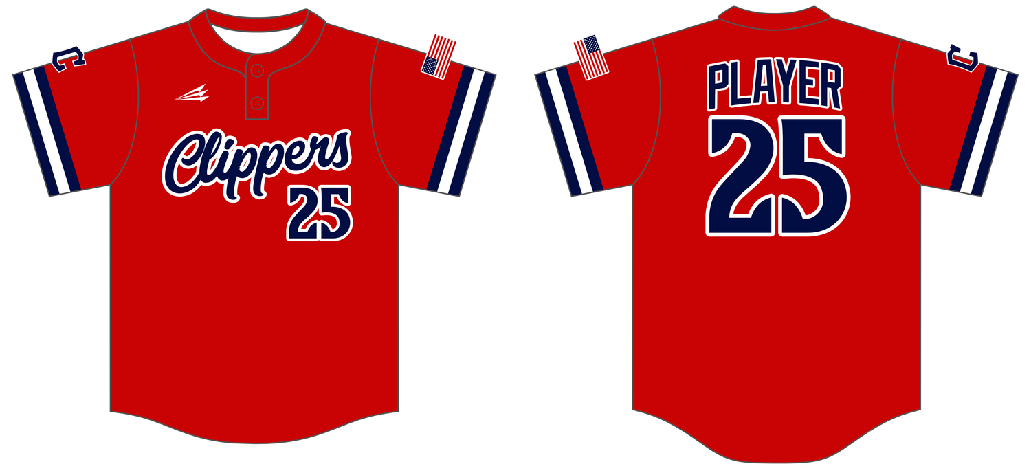 Clippers Custom HexaFlex Baseball Jersey #J1C