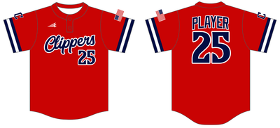 Clippers Custom HexaFlex Baseball Jersey #J1C