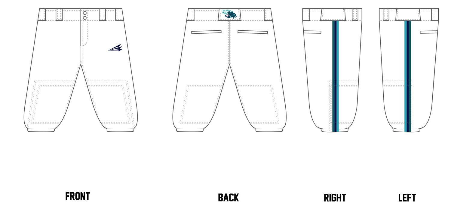 Hydro Pro Seadogs Custom Athletic Baseball Pant #BP12B