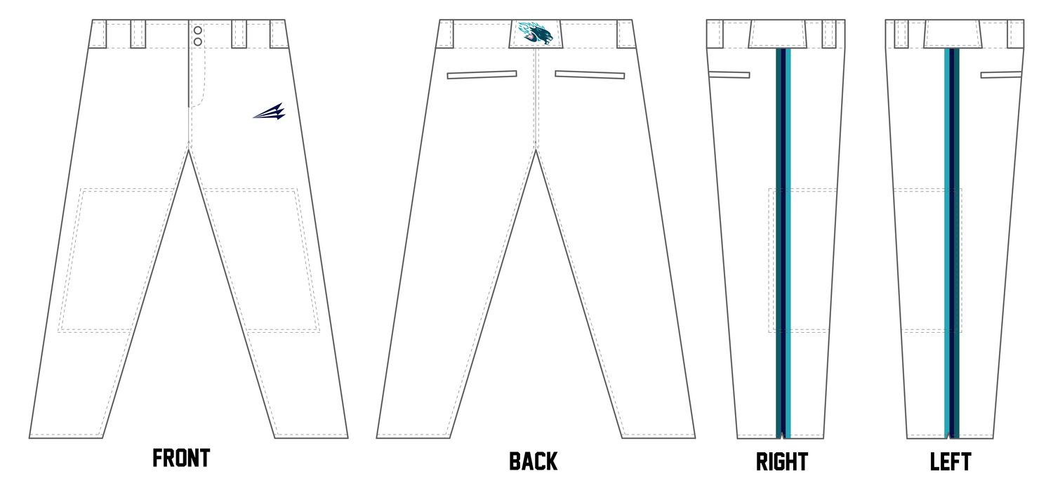 Hydro Pro Seadogs Custom Athletic Baseball Pant #BP12