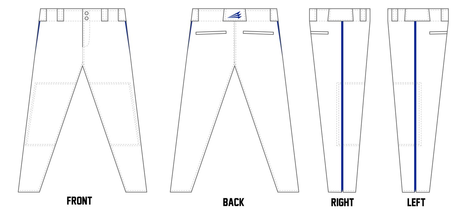 River City Royals Custom Athletic Baseball Pant #BP5