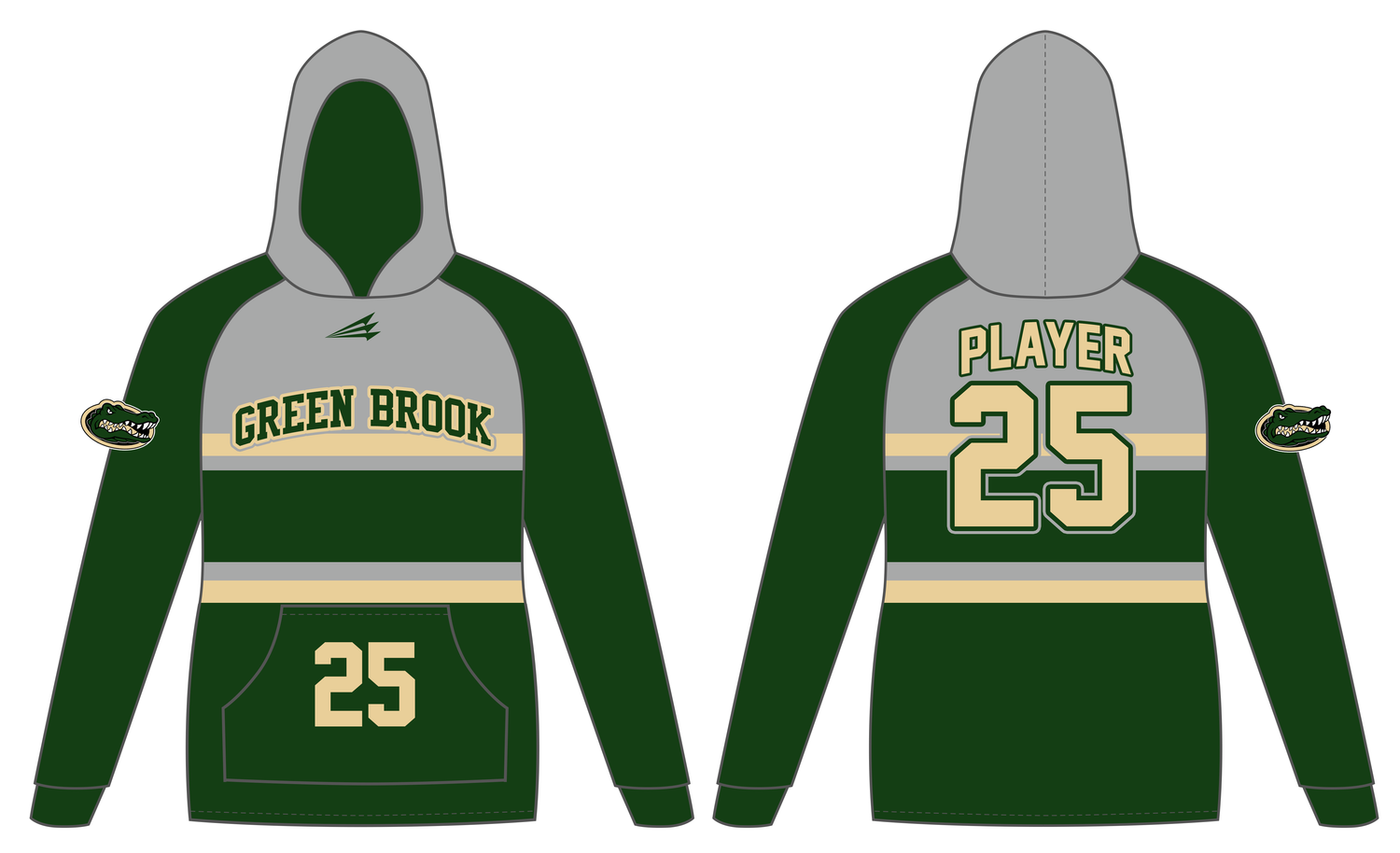 Green Brook Baseball Club Custom Vulcan Hoodie #VH1