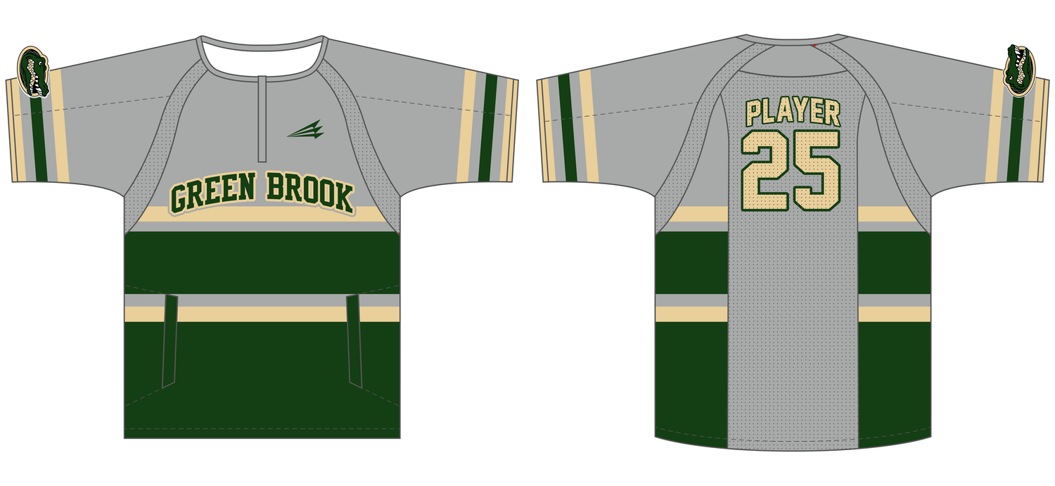 Green Brook Baseball Club Custom Cage Jacket #CC1