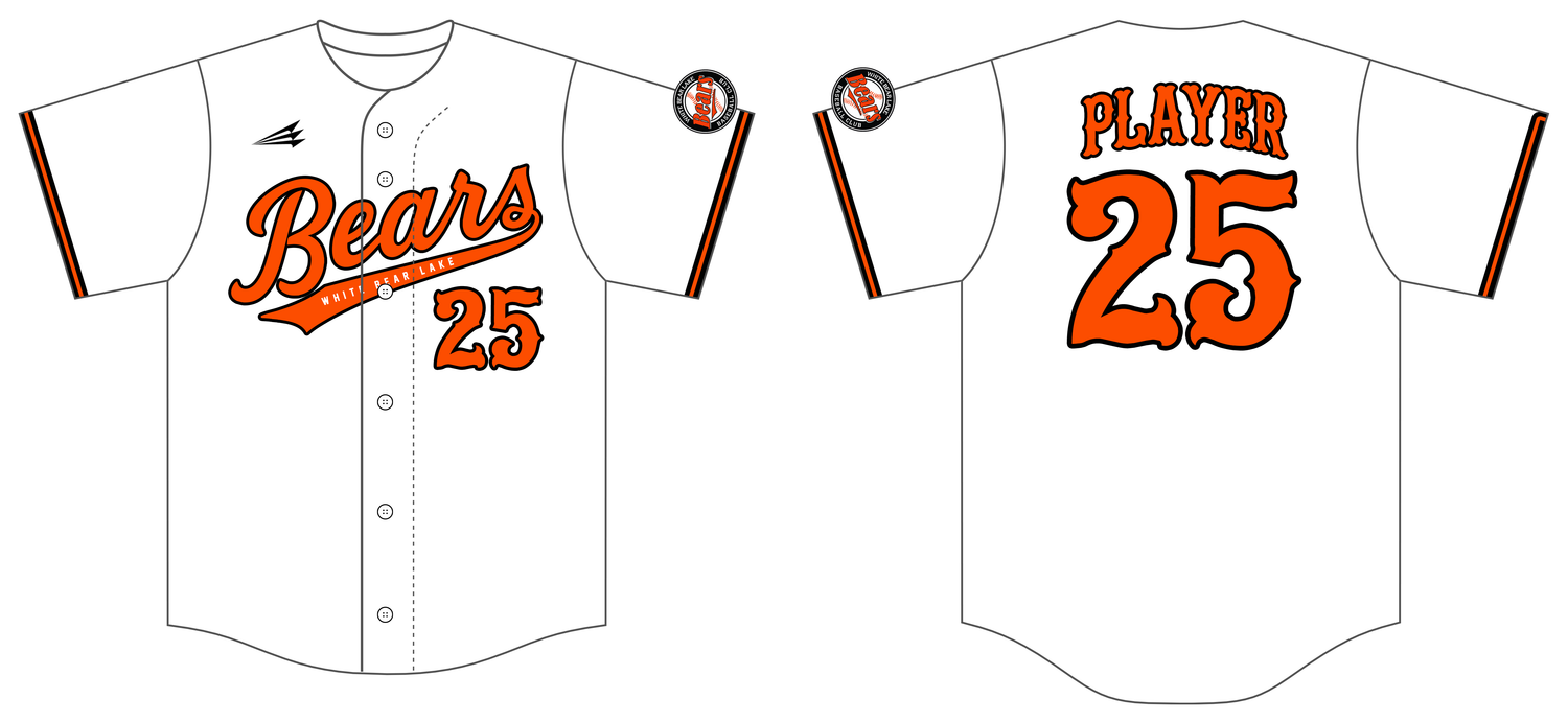White Bear Lake Bears Custom HexaFlex Baseball Jersey #J5C
