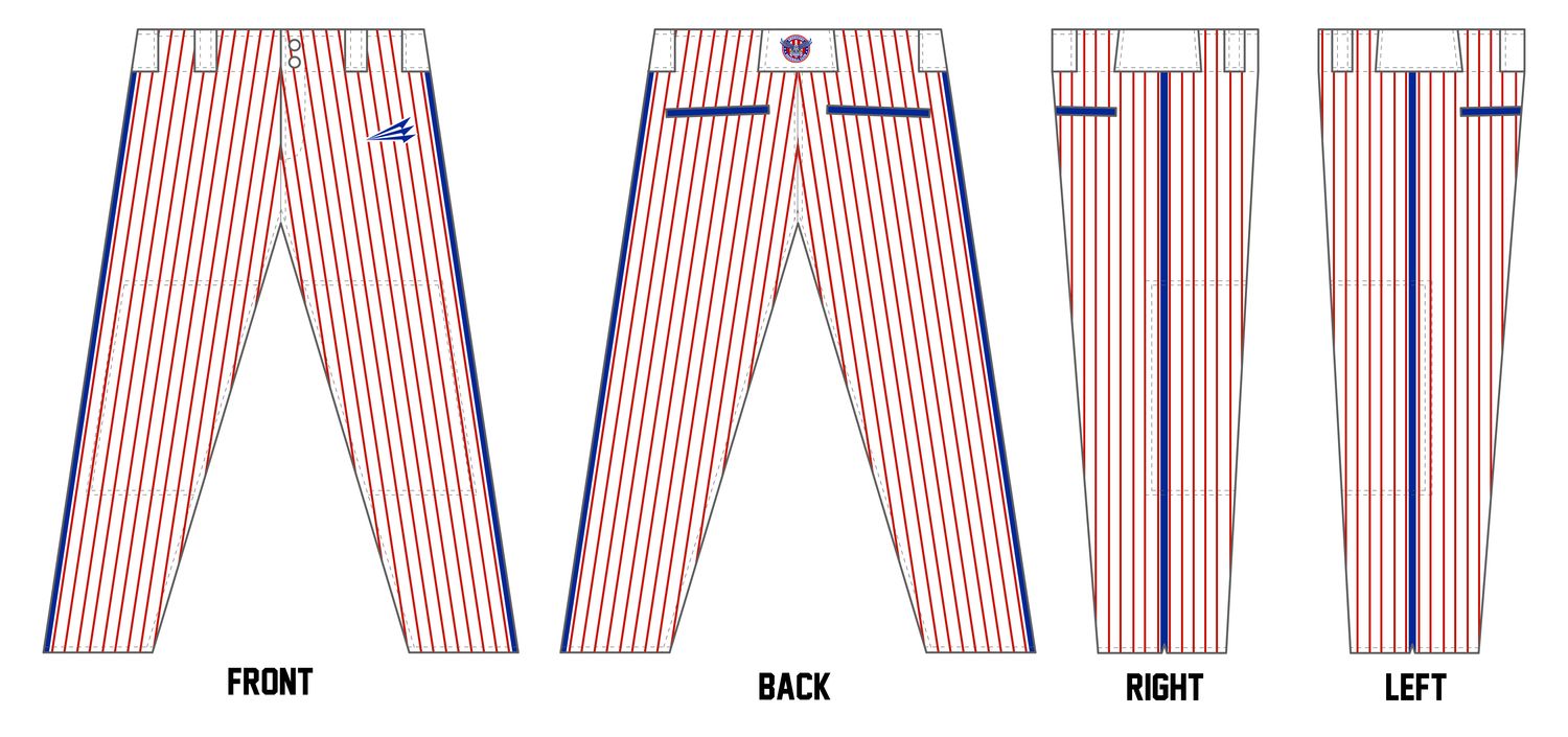 Americans Baseball Club Custom Athletic Baseball Pant #BP10a