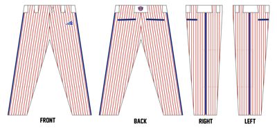 Americans Baseball Club Custom Athletic Baseball Pant #BP10a
