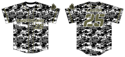 Americans Baseball Club Custom HexaFlex Baseball Jersey #J16e