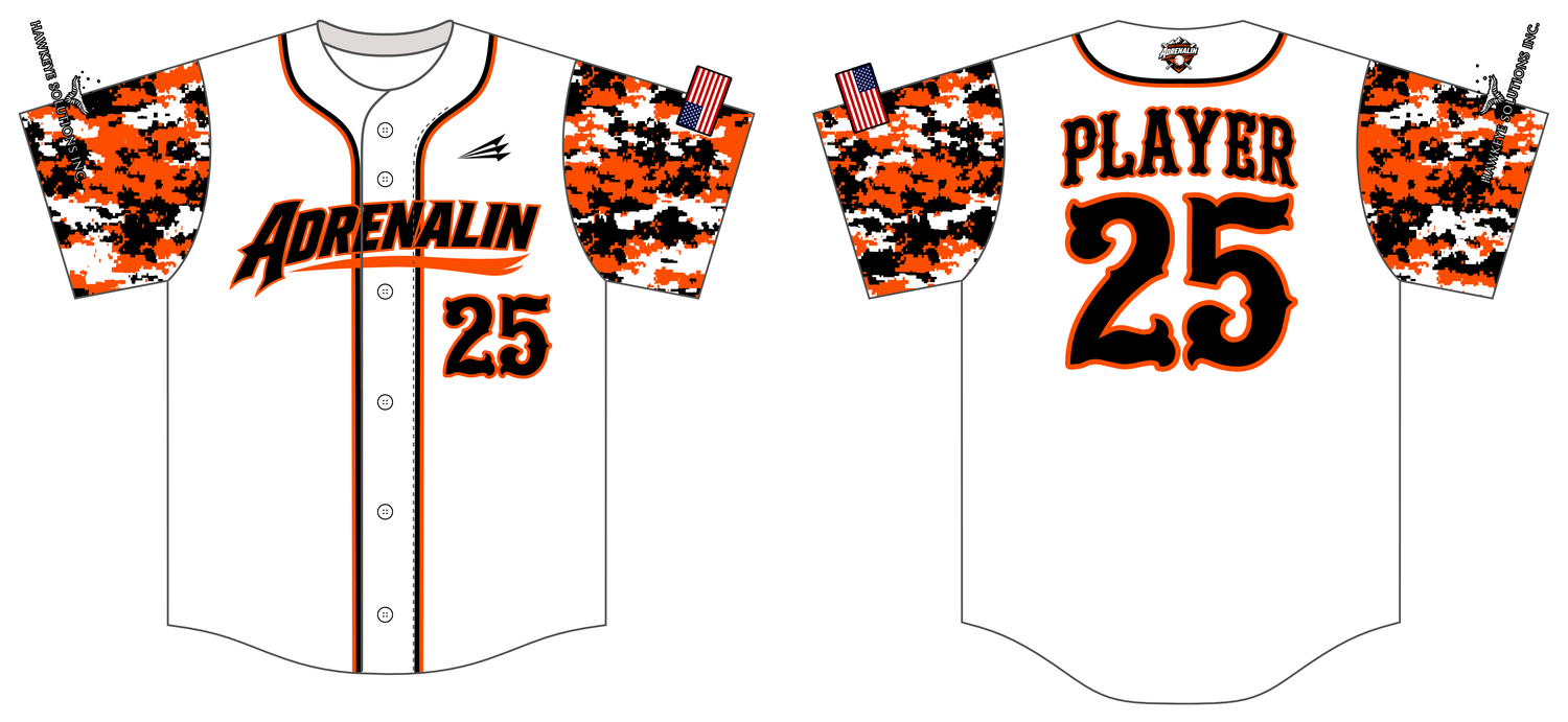 Adrenalin Custom HexaFlex Baseball Jersey #J2C