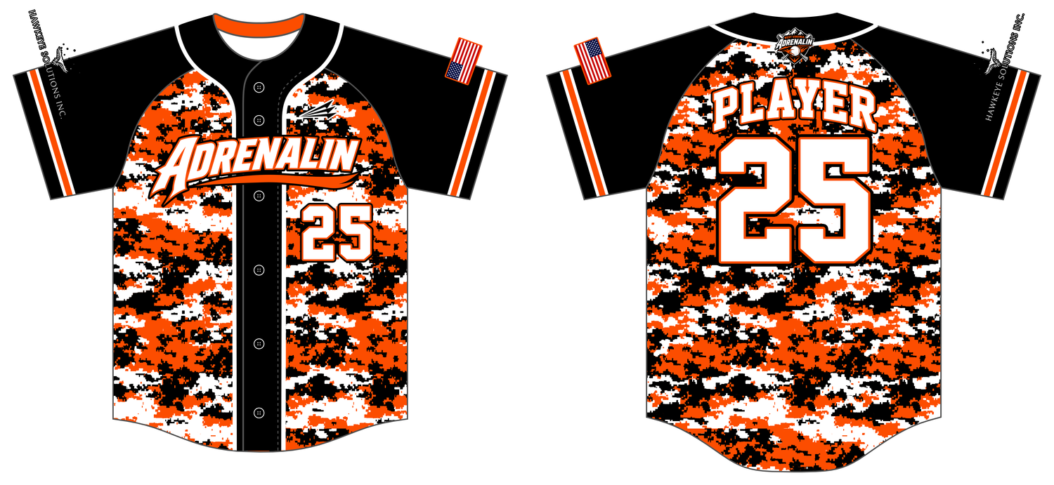 Adrenalin Custom HexaFlex Baseball Jersey #J1C