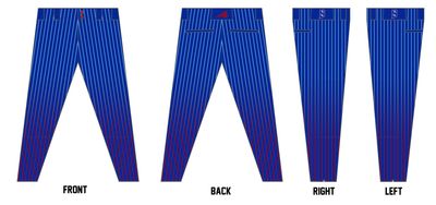 Indiana junior Sycamores Custom Athletic Baseball Pant #BP14B